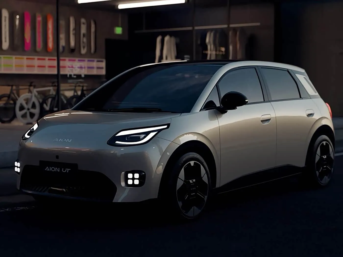 Yeni Enerji Saf Elektrik Mini Hatchback Aion Aion UT-dən isti satış Litium hibrid eV, GAC Birgə Müəssisəsi Aşağı Qiymət