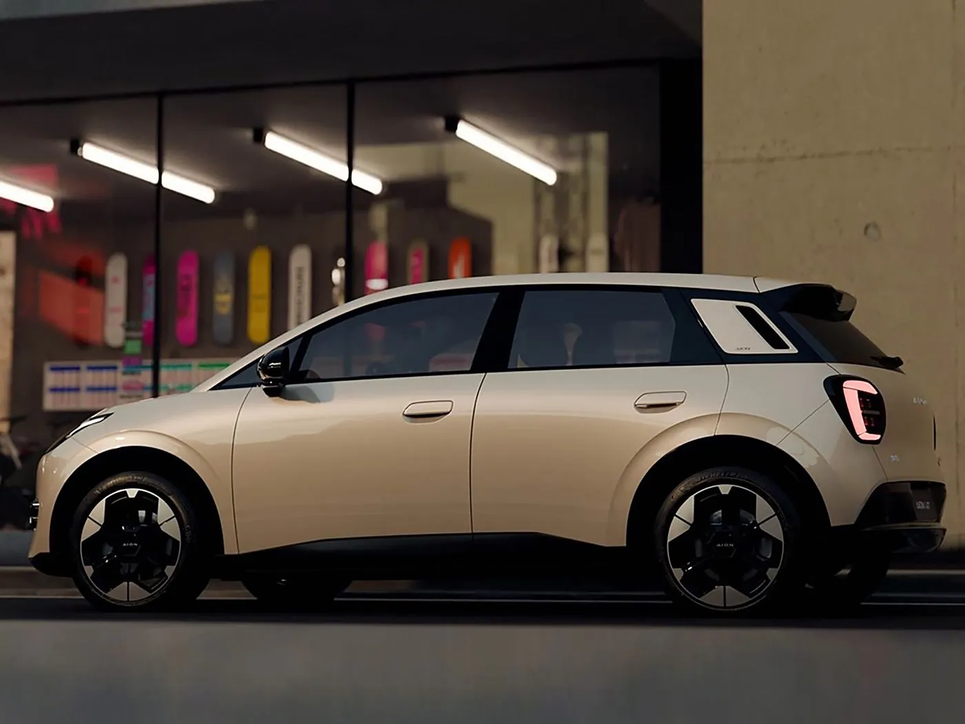 Yeni Enerji Saf Elektrik Mini Hatchback Aion Aion UT-dən isti satış Litium hibrid eV, GAC Birgə Müəssisəsi Aşağı Qiymət