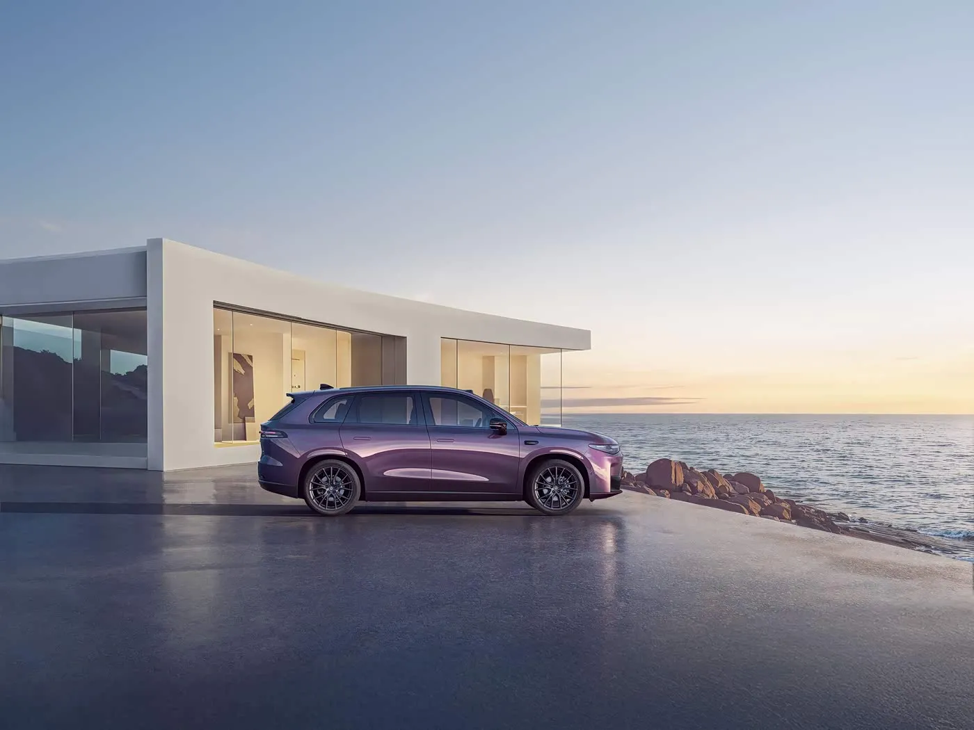 Çindən LEAPMOTOR C10 Hibrid Yüksək Sürətli 4WD Elektrikli SUV 170km Menzilli Yeni Enerji Avtomobili