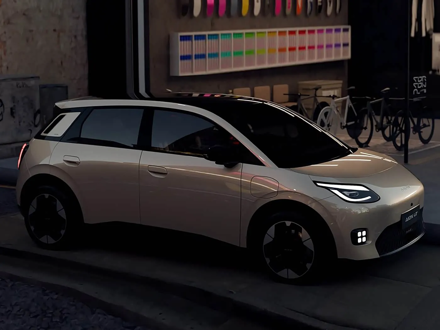 Yeni Enerji Saf Elektrik Mini Hatchback Aion Aion UT-dən isti satış Litium hibrid eV, GAC Birgə Müəssisəsi Aşağı Qiymət