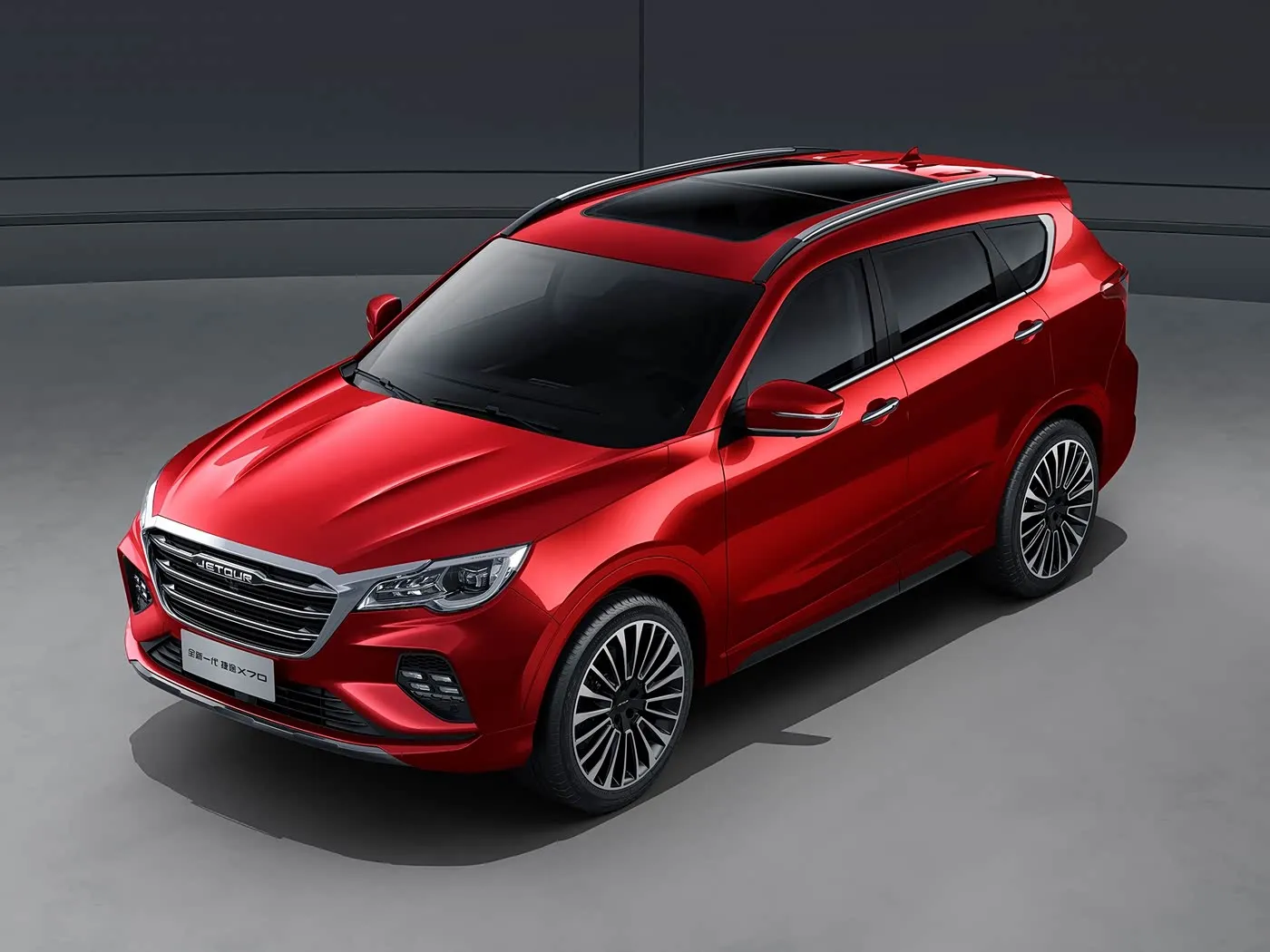 Yeni Chery Jetour X70 SUV Avtomatik Drive Euro Vi Emissiya Yüngül lehimli Rack Dam Kamera Dəri Oturacaqlar