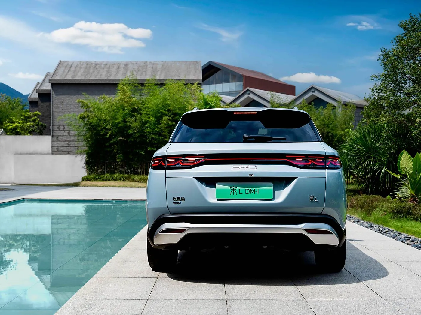 BYD Song L DM-I kompakt phev SUV Uzun məsafəli, yüksək sürətli yeni enerji nəqliyyat vasitəsi Dipilot 2.0 Qızdırılan oturacaqlar 360 ° Panoramik kamera