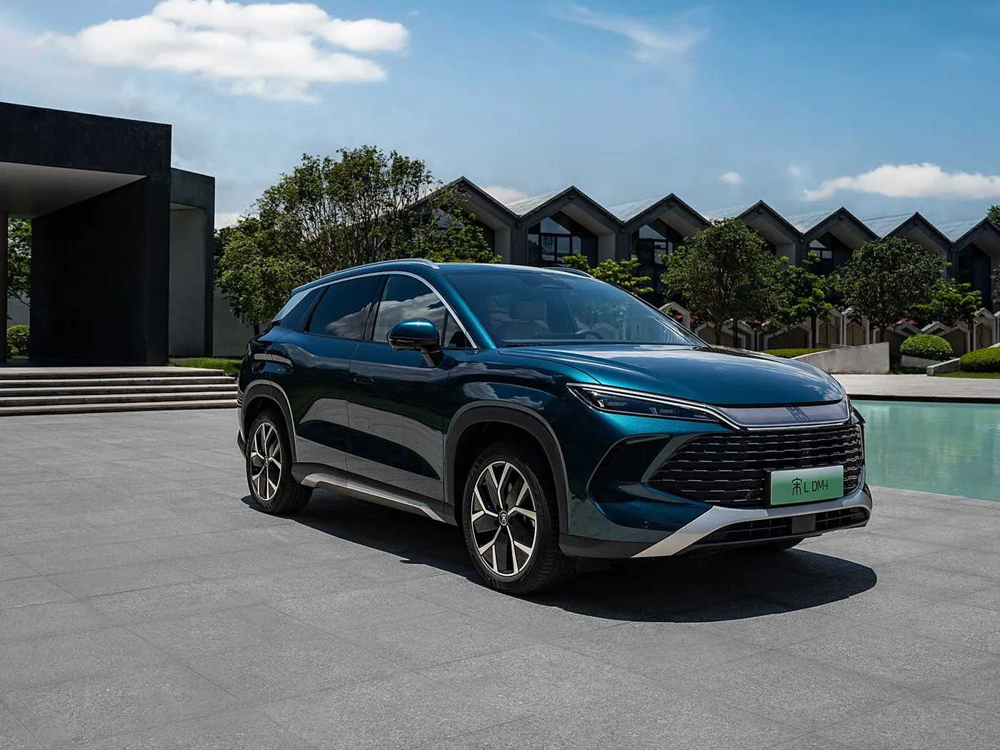 BYD Song L DM-I kompakt phev SUV Uzun məsafəli, yüksək sürətli yeni enerji nəqliyyat vasitəsi Dipilot 2.0 Qızdırılan oturacaqlar 360 ° Panoramik kamera