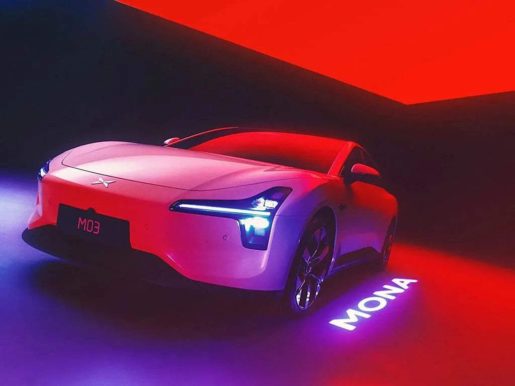 Xiaopeng 2025 Mona M03 Elektrik Sedan 515km Yeni Enerji Vasitəsi SUV & Hatchback Evium Batareya