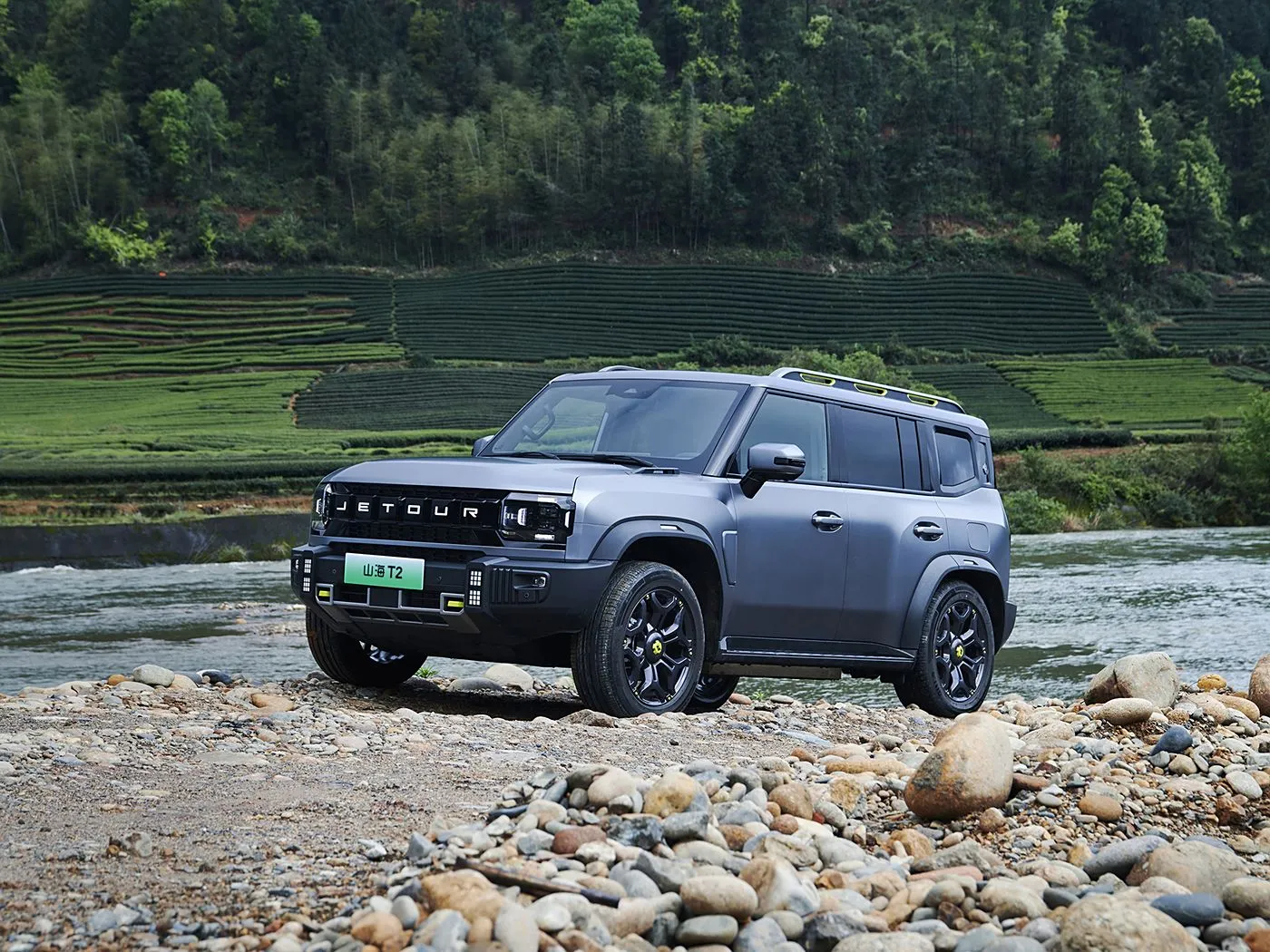 Jetour T2 SUV Hybrid Version Euro VI Yeni Gəliş Yüngül Turbo ACC Avtomatik Sürət qutusu Dəri Sol Sükan