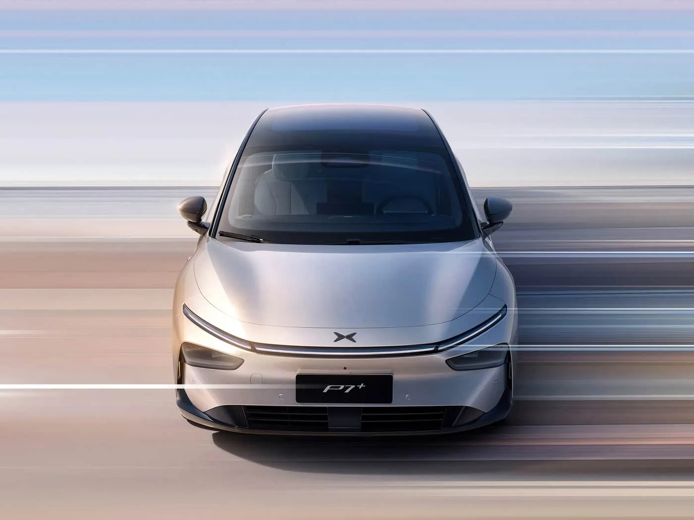 Məhdud Edition EV Xpeng P7 + 5 yerlik Saf Elektrikli Hatchback Yeni dizayn Sükan 685 km Max sürətli yeni enerji nəqliyyatı