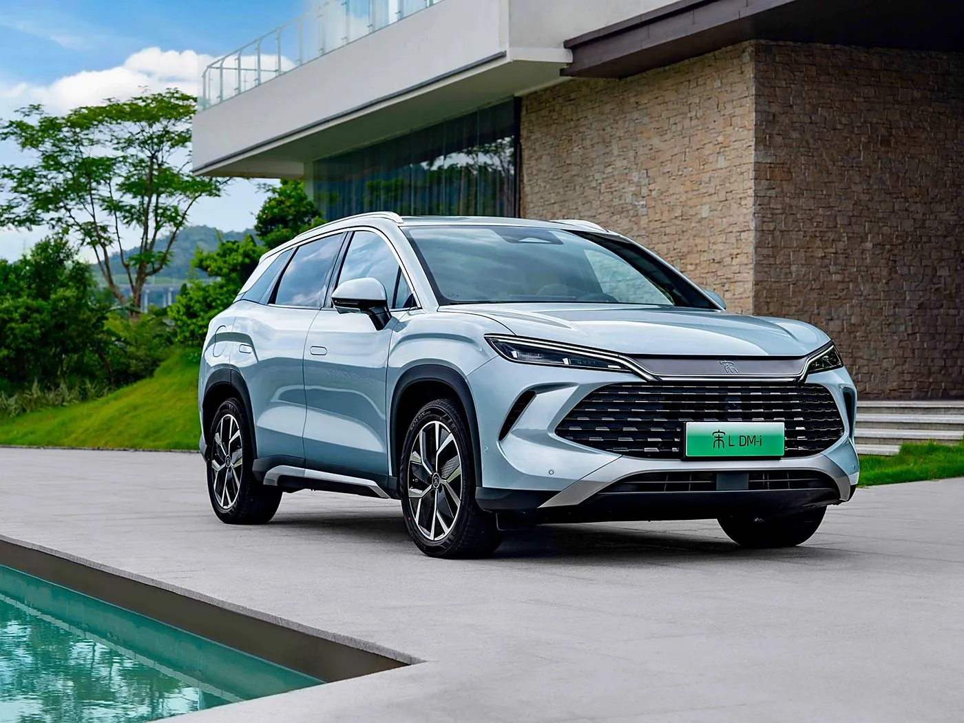 BYD Song L DM-I kompakt phev SUV Uzun məsafəli, yüksək sürətli yeni enerji nəqliyyat vasitəsi Dipilot 2.0 Qızdırılan oturacaqlar 360 ° Panoramik kamera