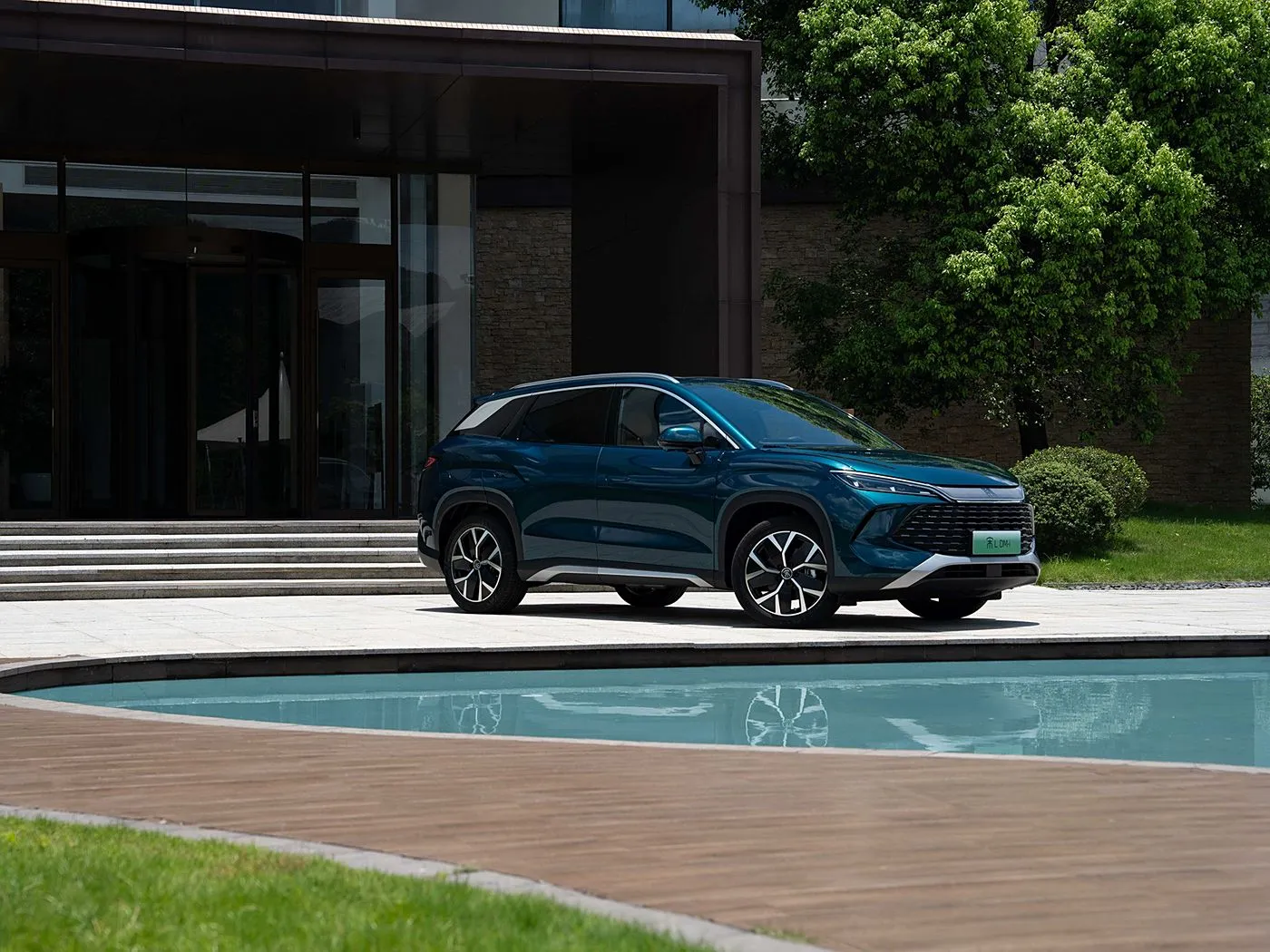 BYD Song L DM-I kompakt phev SUV Uzun məsafəli, yüksək sürətli yeni enerji nəqliyyat vasitəsi Dipilot 2.0 Qızdırılan oturacaqlar 360 ° Panoramik kamera